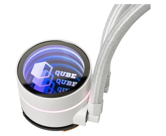Система жидкостного охлаждения Qube ZT-240 white, изображение 4