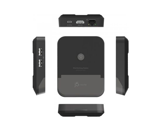 Порт-репликатор J5create Dock-Station Nintendo Switch (HDMI/PD/USB-A/USB-C/LAN) (JCD620-N), изображение 4