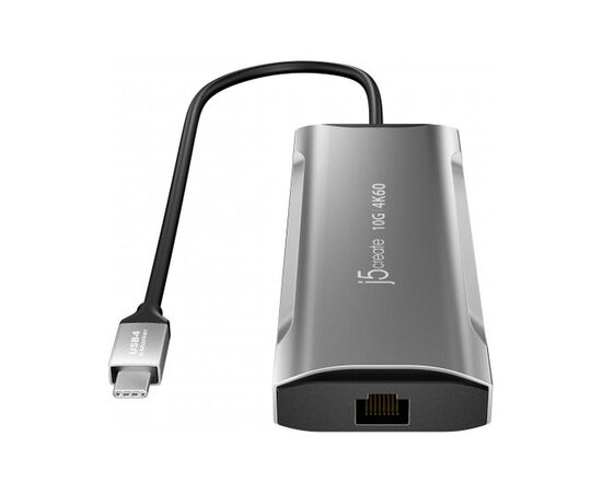 Порт-репликатор J5create Dock-Station USB-C 10Gbps, 7-in-1 (хаб/HDMI/PD/картридер) (JCD393-N), изображение 3