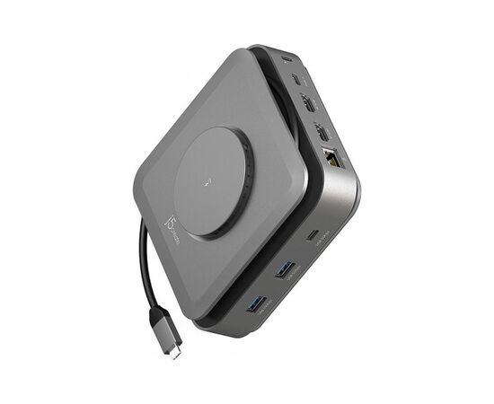 Порт-репликатор J5create Dock-Station USB-C 10-in-1 (HDMI/PD/USB-A/USB-C/LAN) (JCD3199-N)