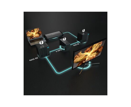 Порт-репликатор J5create Dock-Station USB-C 11-in-1 (Thunderbolt/PD/картридер/USB-A/USB-C) (JTD562-EN), изображение 7