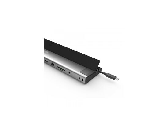 Порт-репликатор J5create Dock-Station USB-C 12-in-1 (HDMI/DP/PD/USB-A/USB-C/LAN/картридер/audio) (JCD554-N), изображение 5
