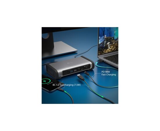 Порт-репликатор J5create Dock-Station USB-C 15-in-1 (HDMI/DP/PD/USB-A/USB-C/LAN/картридер/audio) (JTD568-EN), изображение 6
