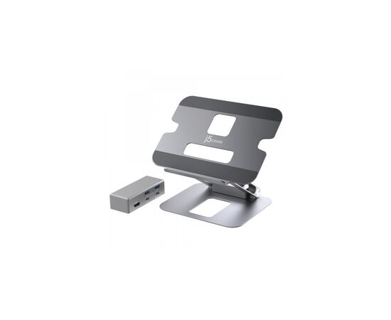 Порт-репликатор J5create Dock-Station USB-C 6-in-1 (HDMI/PD/USB-A/USB-C) (JTS327-N), изображение 2