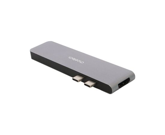 Порт-реплікатор Choetech Dock-Station USB-C 7-in-1 (HDMI/картридер/USB-A/USB-C, for MacBook Pro/Air) (HUB-M14-GY-V2), зображення 2