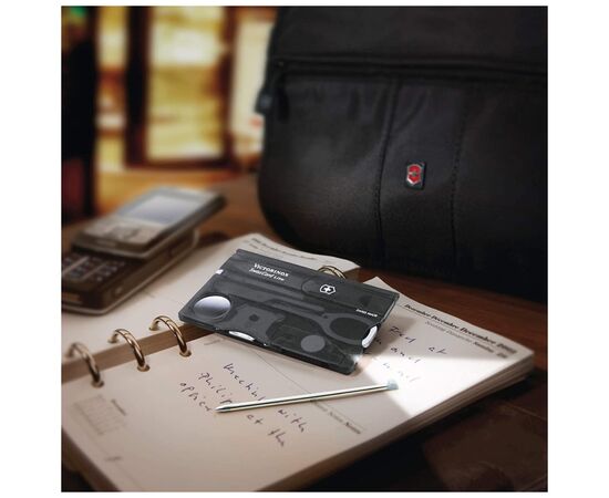 Мультитул Victorinox SwissCard Lite Transparent Black Blister (0.7333.T3B1), изображение 9