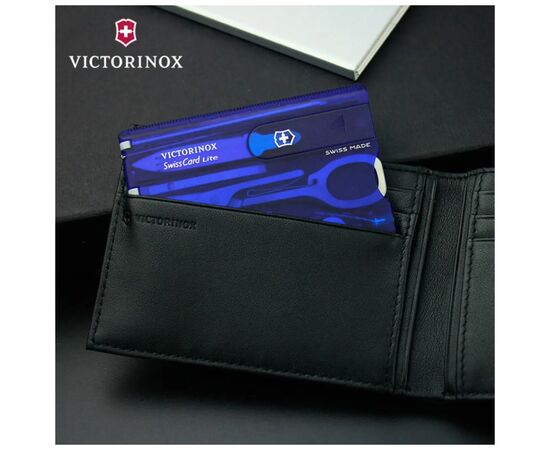 Мультитул Victorinox SwissCard Lite Transparent Blue (0.7322.T2), изображение 9