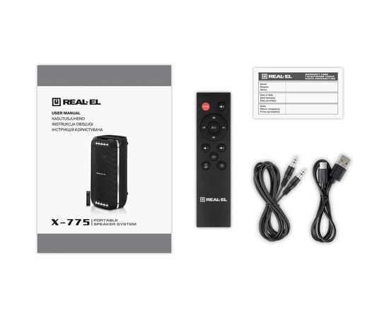 Акустическая система REAL-EL X-775 Black (EL121600032), изображение 10