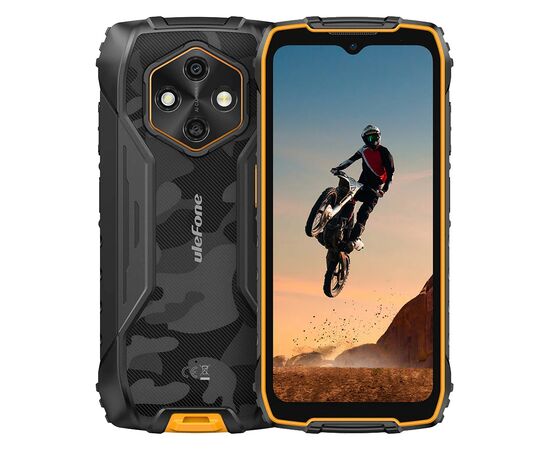 Мобильный телефон Ulefone Rugking 4 Pro 8/256Gb Black-Orange (6975326660921)