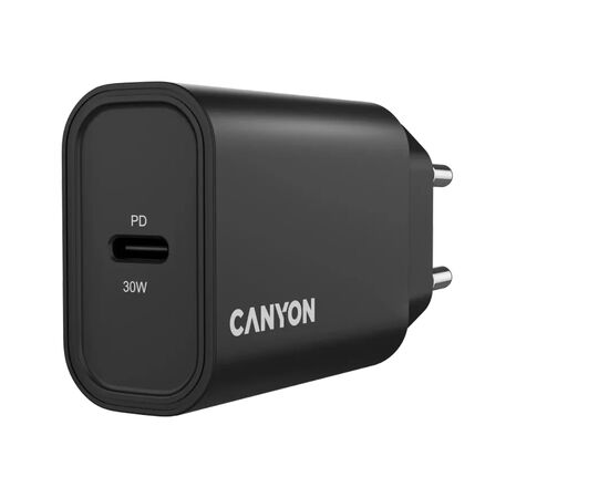 Зарядний пристрій Canyon USB-C PD30W OnCharge Black (CNE-CHA30CLB), зображення 5