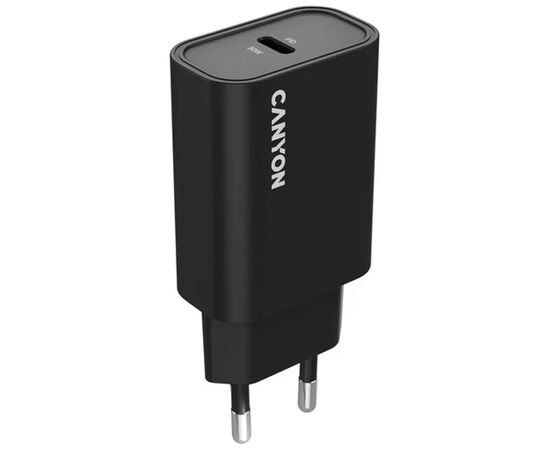 Зарядний пристрій Canyon USB-C PD30W OnCharge Black (CNE-CHA30CLB)