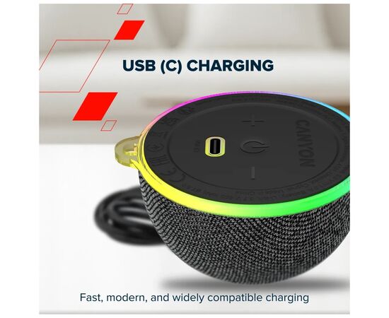 Акустическая система Canyon OnMove 13 Black (CNE-CBTSP13B), изображение 12