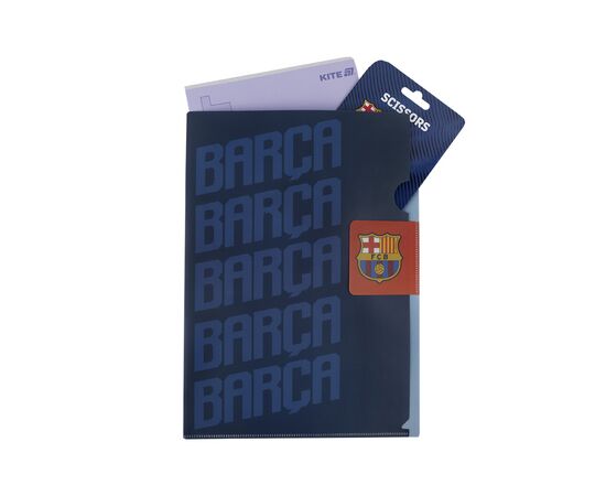 Папка – уголок Kite с клапаном A4 FC Barcelona (BC25-248), изображение 4