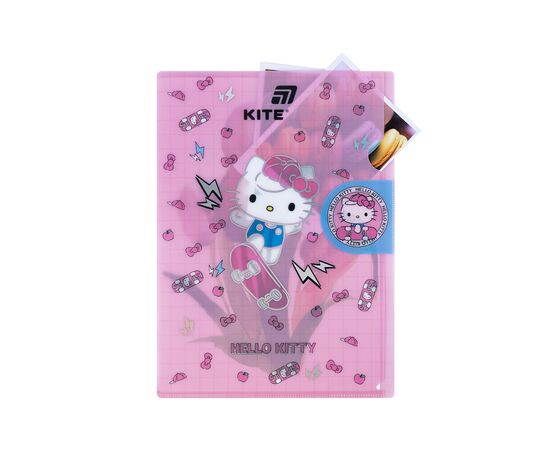 Папка - куточок Kite із клапаном A4 Hello Kitty- 4 (HK25-248-4), зображення 5