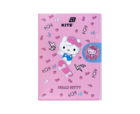 Папка - куточок Kite із клапаном A4 Hello Kitty- 4 (HK25-248-4)