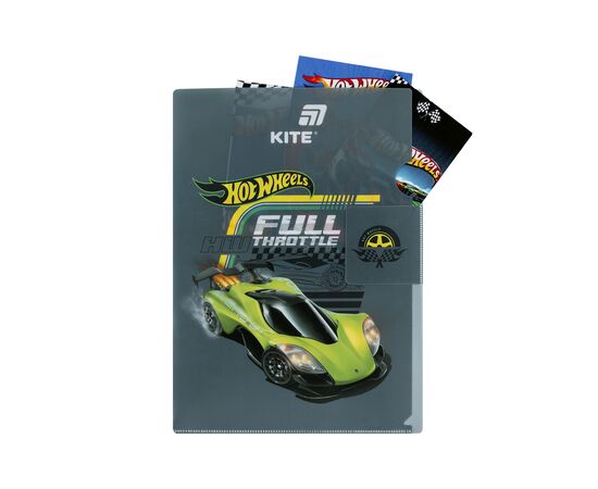 Папка – уголок Kite с клапаном A4 Hot Wheels (HW25-248-1), изображение 4