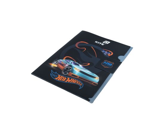 Папка - куточок Kite із клапаном A4 Hot Wheels- 2 (HW25-248-2), зображення 2