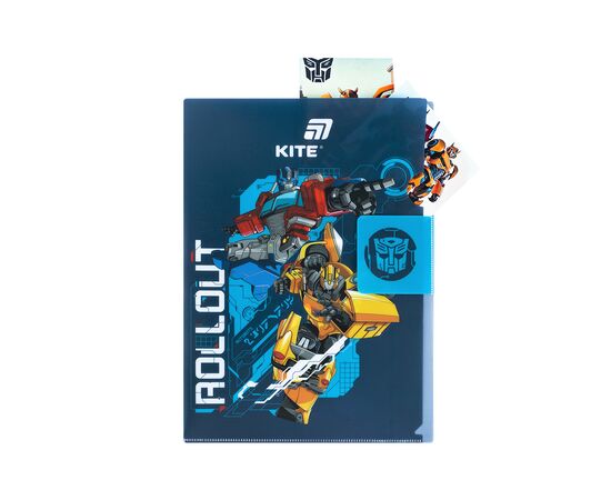Папка – уголок Kite с клапаном A4 Transformers (TF25-248), изображение 4