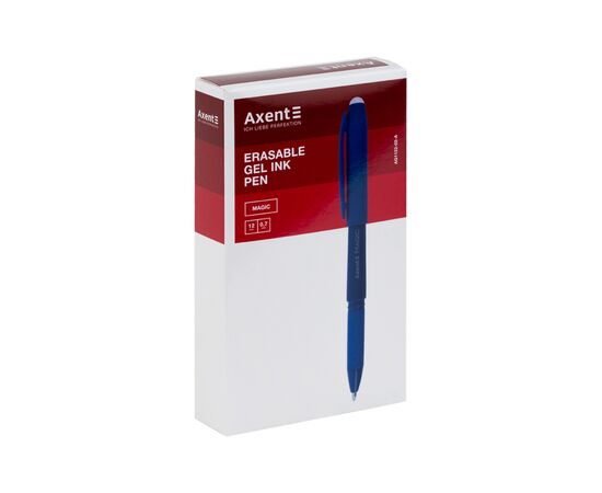 Ручка гелевая Axent «пиши-стирай» Magic, синяя (AG1123-02-A), изображение 3