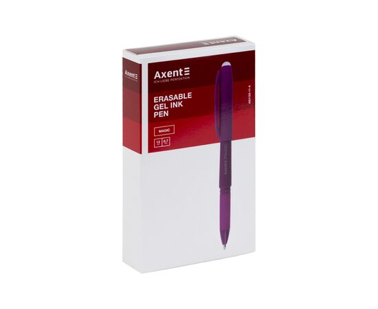 Ручка гелевая Axent «пиши-стирай» Magic, фиолетовая (AG1123-11-A), изображение 3