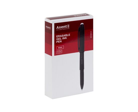 Ручка гелевая Axent пиши-стирай» Magic, черная (AG1123-01-A), изображение 3