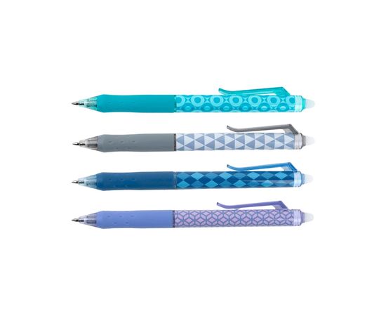 Ручка гелевая Axent автоматическая «пиши-стирай» Correct Click, синий (AG1128-02-A), изображение 2