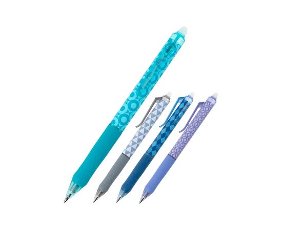 Ручка гелевая Axent автоматическая «пиши-стирай» Correct Click, синий (AG1128-02-A)