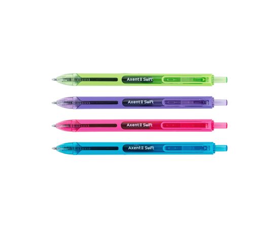 Ручка гелева Axent Swift 0,7 мм, синій (AG1119-02-A), зображення 2