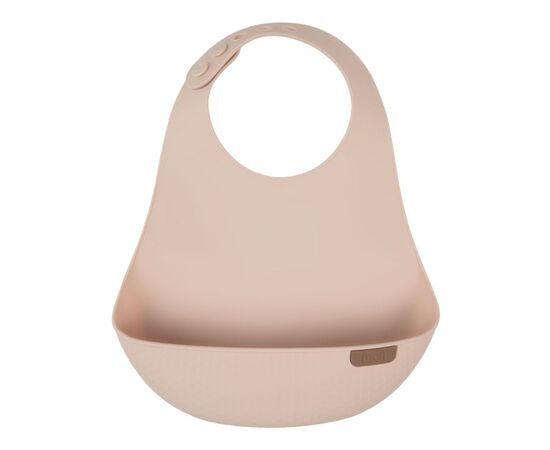 Нагрудничек Lovi Nude силіконовий, бежевий (51/031_pin), изображение 2