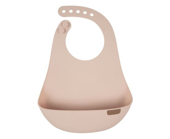 Нагрудничек Lovi Nude силіконовий, бежевий (51/031_pin)