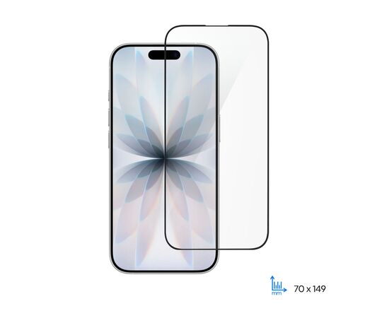 Стекло защитное 2E 2.5D FCFG iPhone 17 Black (2E-IP-17.-6.3-SMFCFG-BB)