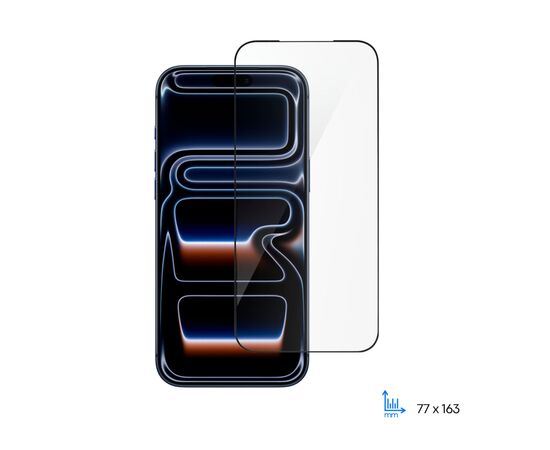 Стекло защитное 2E 2.5D FCFG iPhone 17 Pro Max Black (2E-IP-17PM-6.9-SMFCFG-BB)