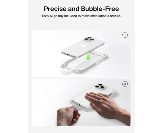 Стекло защитное Belkin iPhone 17 Pro Privacy TemperedGlass (OVA213HQ), изображение 7