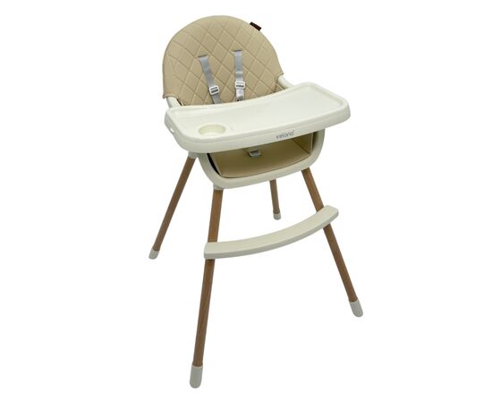 Стульчик для кормления Velano 2 в 1 Evo, beige (45686)