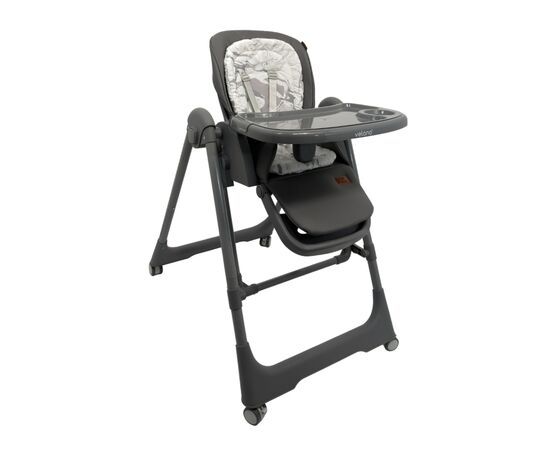 Стульчик для кормления Velano качалка Nomi, black (45680)