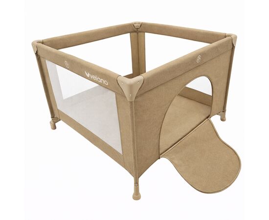 Детский манеж Velano квадратный Cubo, beige (46164)