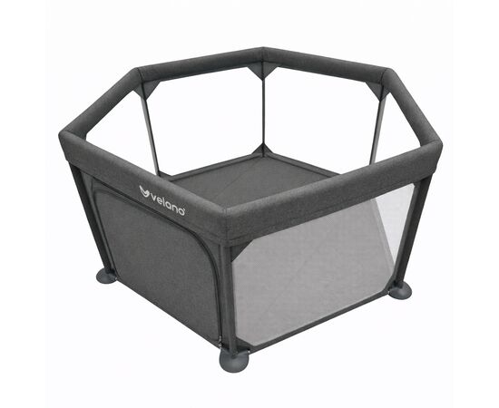 Детский манеж Velano шестиугольный Star, grey (46162)