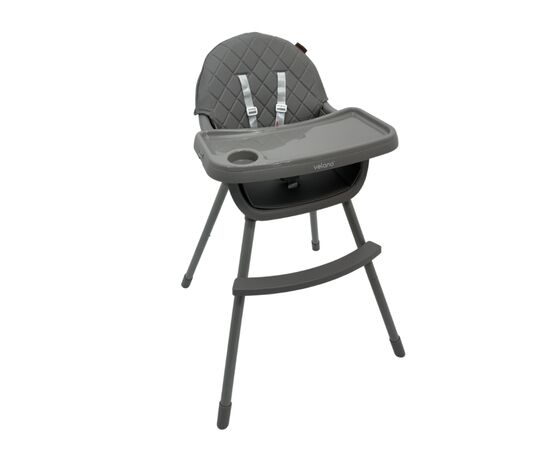 Стульчик для кормления Velano 2 в 1 Evo, grey (45685)