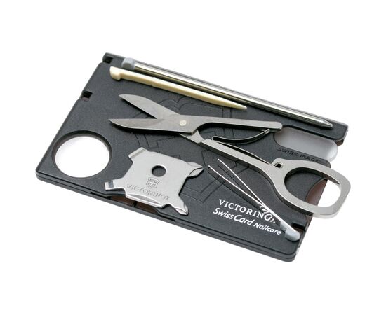 Мультитул Victorinox SwissCard NailCare Transparent Black (0.7240.T3), изображение 2