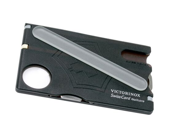 Мультитул Victorinox SwissCard NailCare Transparent Black (0.7240.T3), изображение 3
