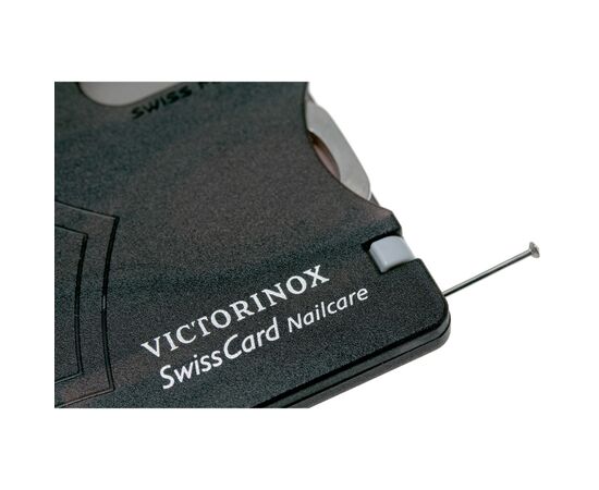Мультитул Victorinox SwissCard NailCare Transparent Black (0.7240.T3), изображение 4