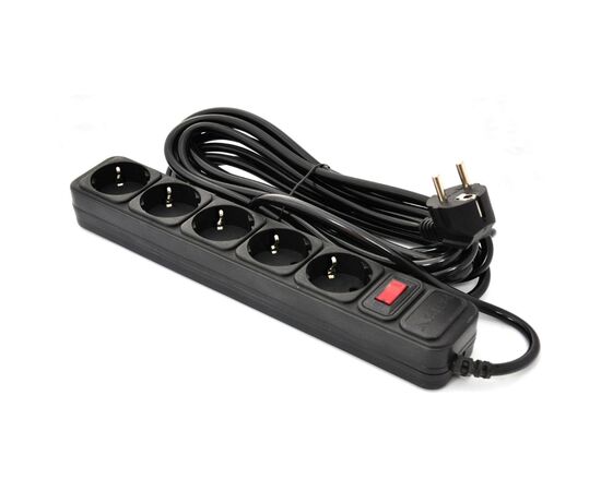 Сетевой фильтр питания Patron EXT-PN-SP-16510 10m Black (EXT-PN-SP-16510)