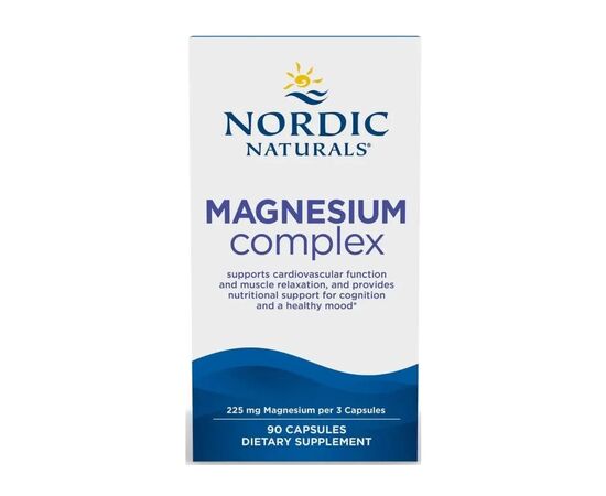 Витаминно-минеральный комплекс Nordic Naturals Комплекс магния, 225 мг, Magnesium Complex, 90 капсул (768990015335)