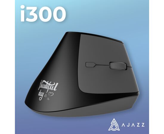 Мишка Ajazz i300 Wireless/Bluetooth/USB Black (i300-B), зображення 6