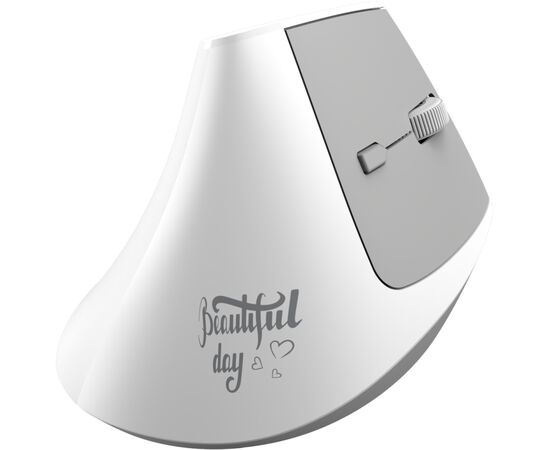 Мишка Ajazz i300 Wireless/Bluetooth/USB White (i300-W), зображення 3