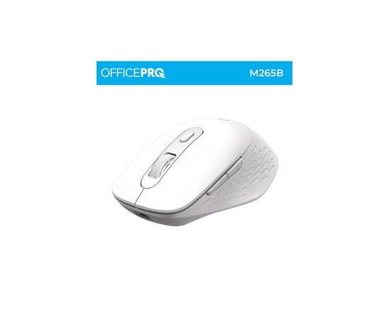Мышка OfficePro M265W Wireless/Bluetooth Silent Click White (M265W), изображение 4