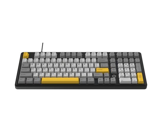 Клавиатура Ajazz AK980 MAX Magnetic Switch USB UA Black/Grey/Yellow (AK980-MAX-M-BGY), изображение 2