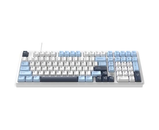 Клавиатура Ajazz AK980 MAX Magnetic Switch USB UA White/Blue (AK980-MAX-M-BWDB), изображение 2