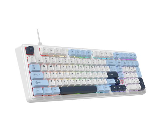 Клавиатура Ajazz AK980 MAX Magnetic Switch USB UA White/Blue (AK980-MAX-M-BWDB), изображение 3