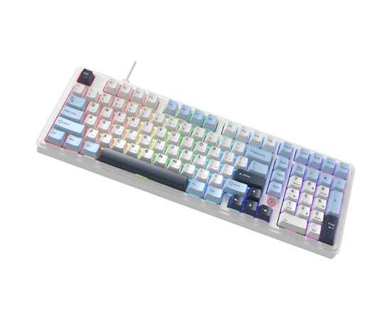 Клавиатура Ajazz AK980 MAX Magnetic Switch USB UA White/Blue (AK980-MAX-M-BWDB), изображение 4